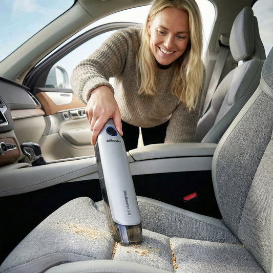 StøvBuster™ 3.0 fjerner dyrehår, sand og krummer på under 10 minutter